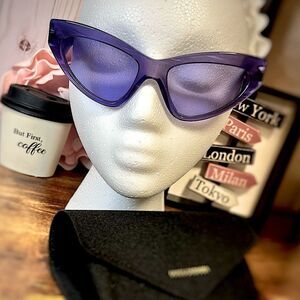 Dolce & Gabbana Violet 55MM Cat Eye Sunglasses